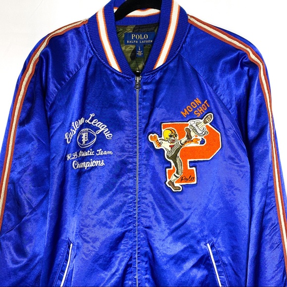 POLO RALPH LAUREN Satin Souvenir Varsity Jacket - Picture 5 of 8